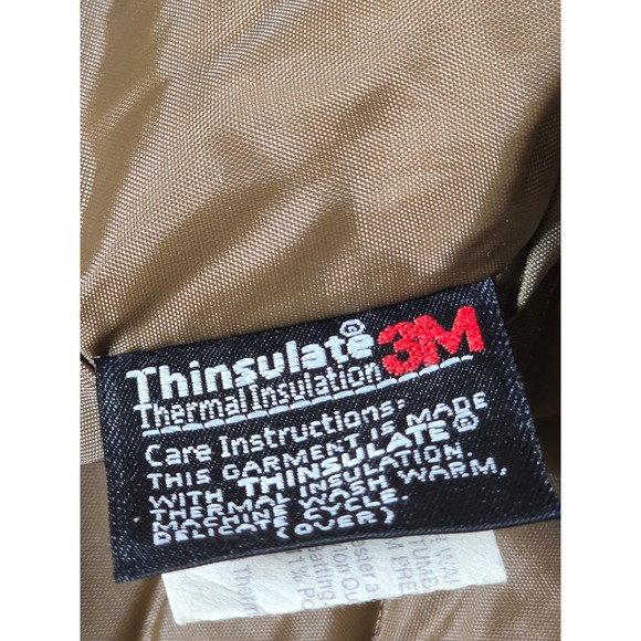 Field and Stream Kent Vintage Barn Jacket Womens Sz L Tan Thinsulate Made in USA - Picture 6 of 11